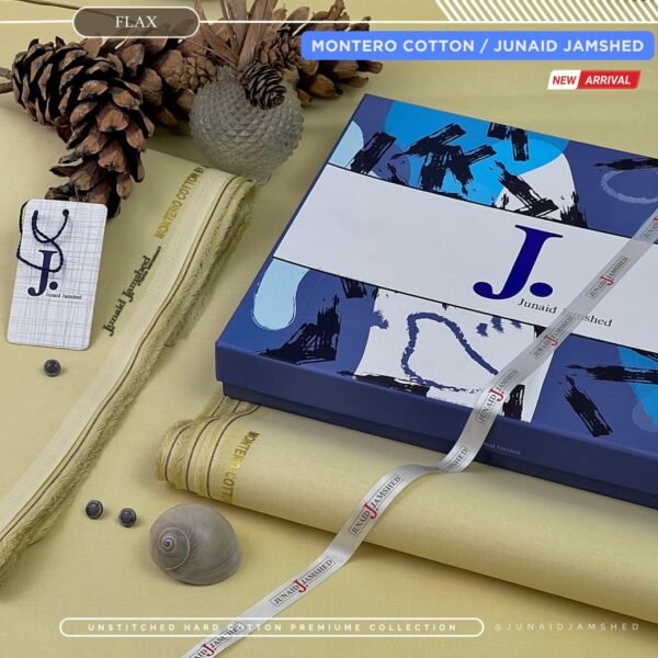 Platinum Luxe Hard Cotton Series | Flax | Junaid Jamshaid
