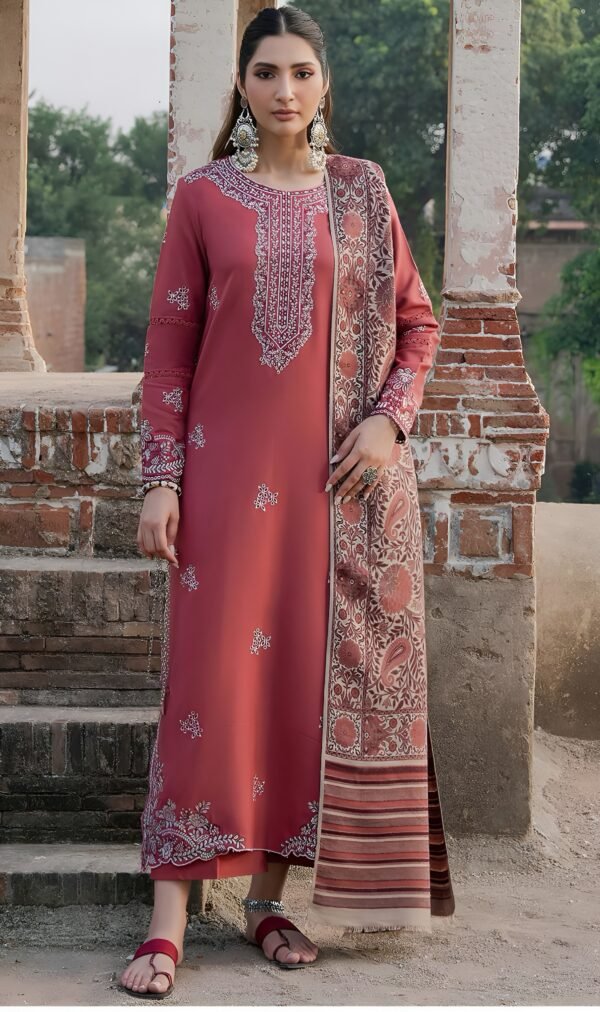 Izel 721 KT – Premium Embroidered Suit